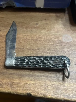 1950s Imperial Single Blade Knife Aluminum Handles Painted Swell End Knife - Image 1 of 3