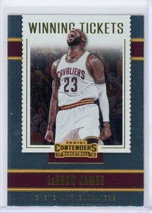 2017-18 Panini Contenders #23 LeBron James Winning Tickets - Picture 1 of 2