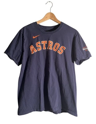 Houston Astros Alvarez World Series 2022 Navy Blue T-shirt, Size Large - Image 1 of 4