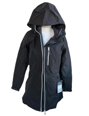 Abrigo de Invierno Helly Hansen Belfast Para Mujer XS NEGRO Parka Larga Cremallera Completa Con Capucha NUEVO Foto 1 de 4