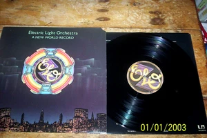 ELO Electric Light Orchestra ( NEW WORLD RECORD ) ORIG 70s embossed cover LP NM- - Picture 1 of 1