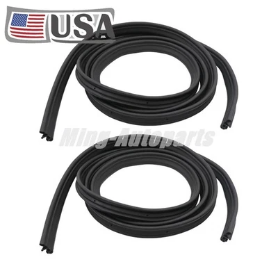 Set Of 2 Door Weatherstrip Seal For 2007 - 13 Chevy Silverado GMC Sierra USA - Изображение 1 из 4