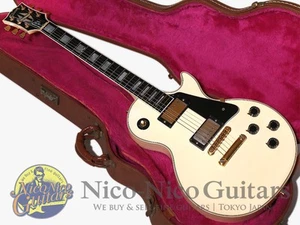 Gibson USA 1990 Les Paul Custom (Alpine White) Electric Gutiar [AUTH] - Picture 1 of 5