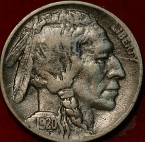 1920-D Denver Mint Buffalo Nickel - Picture 1 of 2