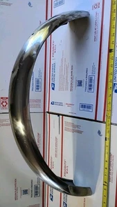 HODAKA REAR FENDER ACE 90 ACE 100 SUPER RAT DIRT SQUIRT WOMBAT STAINLESS STEEL - Picture 1 of 10