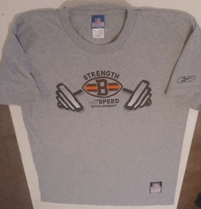 RARE Reebok Cleveland Browns Strength & Speed Development Medium Tee Shirt - Picture 1 of 10