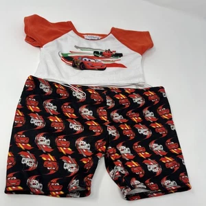 Build A Bear Disney Cars Lightning McQueen Pajamas Outfit Shirt Shorts Francesco - Picture 1 of 8