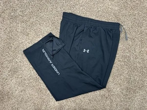 Under Armour Trainingshose Herren Gr. XL Loose Fit Mesh gefüttert HeatGear 1/4 Zip - lesen - Bild 1 von 16
