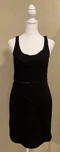 Vestido Theory Dora Cupido Negro Cremallera Elástico Tejido Talla 6 Usado en Excelente Condición - Imagen 1 de 7