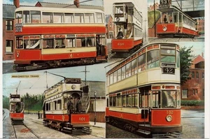 (cc19) Manchester Corporation Tramways 1901-1949 - Bus Postcard - Picture 1 of 2