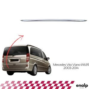 Chrome Luggage Lower Cover Trim 1 Pcs For Mercedes Vito Viano W639 2003-2014 - Bild 1 von 6