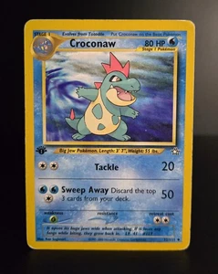 Pokémon TCG - CROCONAW - 1ST EDITION - 32/111 - NEO GENESIS (2000) - WOTC - MP - Picture 1 of 2