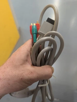 OFFICIAL Nintendo Wii Component AV Cable PAL - Tested Working - VGC - Image 1 of 2
