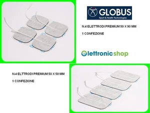 GLOBUS 8 ELETTRODI GLOBUS PREMIUM - 1 BLISTER 50X90MM + 1 BLISTER 50X50MM - Foto 1 di 1