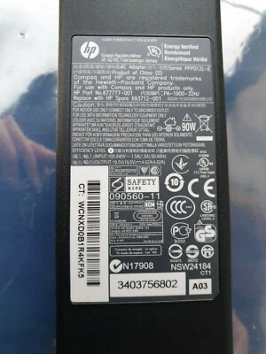 ADAPTADOR AC HP 677777-001 19.5V 4.62A (IN11S1) Foto 1 de 2