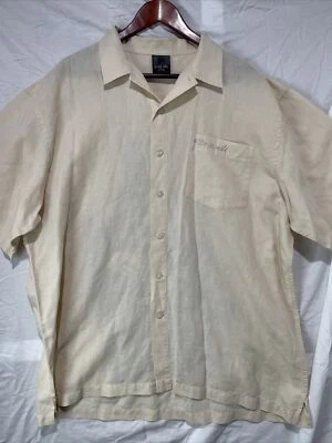 Vintage Tupac Makaveli Shirt Mens 2XL Linen Button Up Streetwear Hip Hop Rap - Image 1 of 4