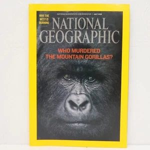 National Geographic Who Murdered The Mountain Gorillas July 2008 Magazine - Picture 1 of 1