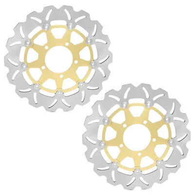 Front Brake Discs Rotors For Kawasaki ZZR 1400 2006-2019 ZZ-R 1400 ABS 06-19 - Image 1 of 4