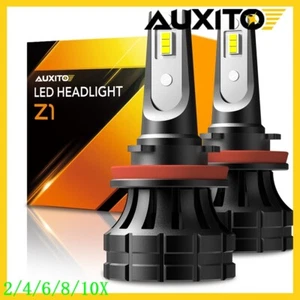 AUXITO H8 Kit Conversion Bulb H11 LED Headlight High Low Beam 6000K Bright 2~10X - Picture 1 of 21
