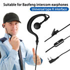 5X 2Pin Headset Earpiece Mic For Baofeng UV-5R UV-82 BF-888s Radio Walkie Talkie