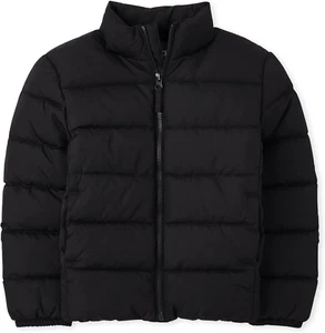 Boys' Big Kid Medium Weight Puffer Jacket, Wind, Water-Resistant Seasonal - Picture 1 of 12
