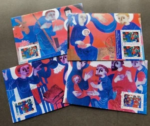 [SJ] Vatican Christmas 2001 Religious Painting Art (maxicard) - Picture 1 of 6