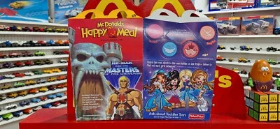 Caja Happy Meal Masters of the Universe McDonald's 2003 de colección He-Man Bratz  Foto 1 de 2