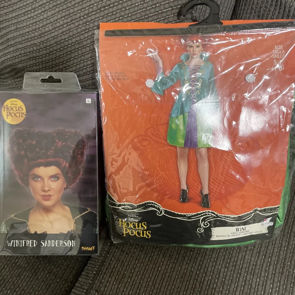 Winifred Sanderson Sisters Costume Wig Small 4/6 Hocus Pocus Witches Disney 🧹 - Image 1 of 4