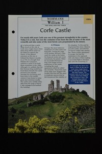 Kings & Queens Maxi Card Corfe Castle - William I - Normans