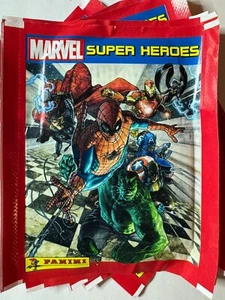 50 confezioni figurine e card Panini Marvel Super Heroes (250 stickers 50 cards) 2017 - Foto 1 di 3