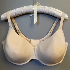 New 44DDDD SKIMS FITS EVERYBODY T-SHIRT DEMI BRA SAND BR-UWR-2294 - Picture 1 of 9