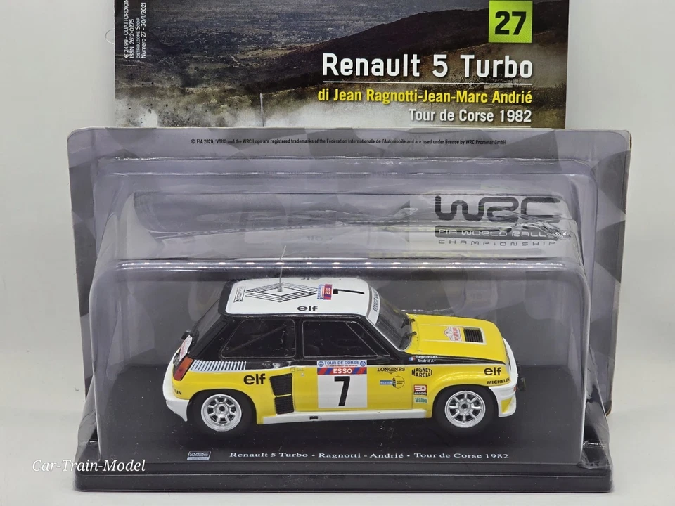 Renault 5 Turbo - Tour de Corse 1982 - WRC Collection 1:24 - Immagine 1 di 1