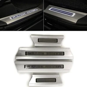 4Pcs Fits for 2013-2021 Range Rover LED Door Sill Trim Stuff Plate Guard Covers - Picture 1 of 9