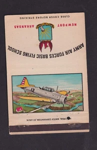 Old    Matchcover USA  BN157484  matchbox Military Airplane - Picture 1 of 2