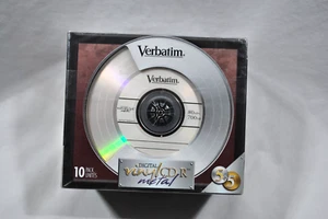 New & Sealed Verbatim 10pk CD-R DIGITAL VINYL METAL 5 Gold/5 Platinum - Bild 1 von 6