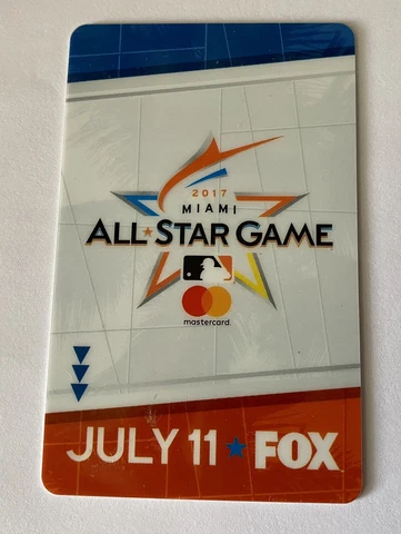 2017 Miami All Star Week MLB Hotel Key Card W/Magnetic Strip Cover