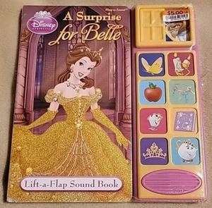 NEW Surprise for Belle Lift-A-Flap Sound Book (2010) Disney Princess SEALED - Bild 1 von 6