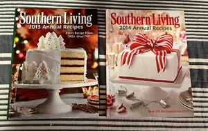 Lot of 2 Southern Living Cookbooks 2013 and 2014 Annual Recipies - Picture 1 of 2