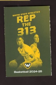 Calendario de bolsillo de baloncesto Wayne State Warriors 2024-25 GLIAC - Imagen 1 de 1