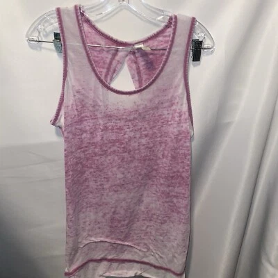 GreenTea heather Pink Sleeveless tank Top Size large - Image 1 of 4