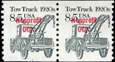 US Scott 2129a, 1987 Tow Truck 1920's, Coil of (2) 8.5¢ Stamps, MNH