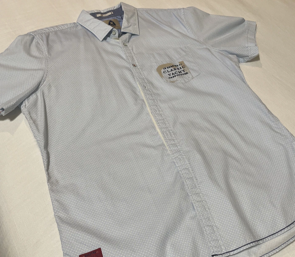Camisa Gaastra Royal Southern Yacht Club Gadd Cutter Botón Para Hombre Talla L Rara Foto 1 de 4