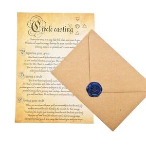 CAST A CIRCLE INSTRUCTIONS. Witchcraft guidance Circle Casting magic ritual pure - Picture 1 of 4