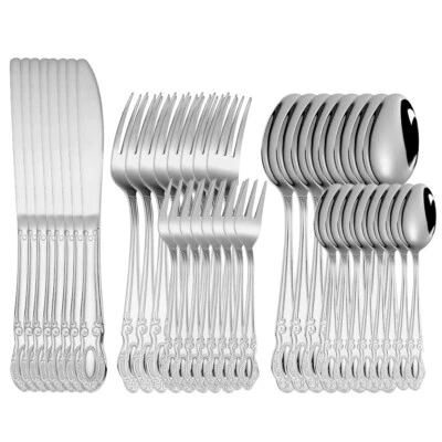 40-teiliges Besteck Set Luxury Royal Design für 8 Personen 18/10 Edelstahl  - Bild 1 von 4