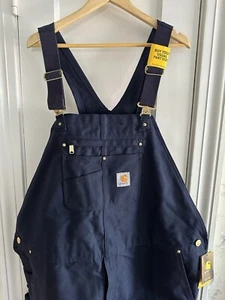 Carhartt  Duck Bib Overall NWT, Blue, Size 48x32 R01 - Bild 1 von 8