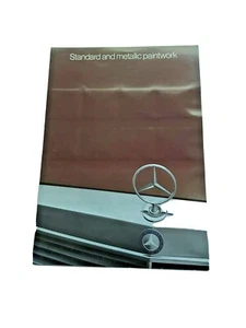 Mercedes Benz Standard Metallic Lackiertabelle Prospekt Daimler-Benz Deutschland - Bild 1 von 3