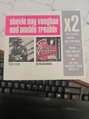 Stevie Ray Vaughan and Double Trouble X2 Box Set Texas Flood & In the Beginning Foto 1 de 2