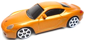 MAISTO PORSCHE CAYMAN S BURNT ORANGE 1:64 DIECAST 2 7/8" CAR WITH SILVER RIMS - Picture 1 of 6