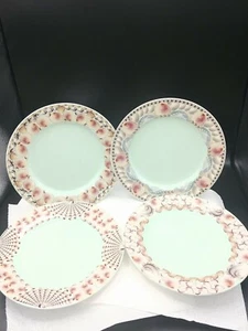Set/4 Rosanna "Souvenir from the Sea" Retro Salad 8.25" Plates Original Box - Picture 1 of 12