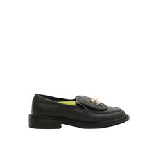 Chanel Women's Flat Shoes UK 3 Black 100% Other Loafer